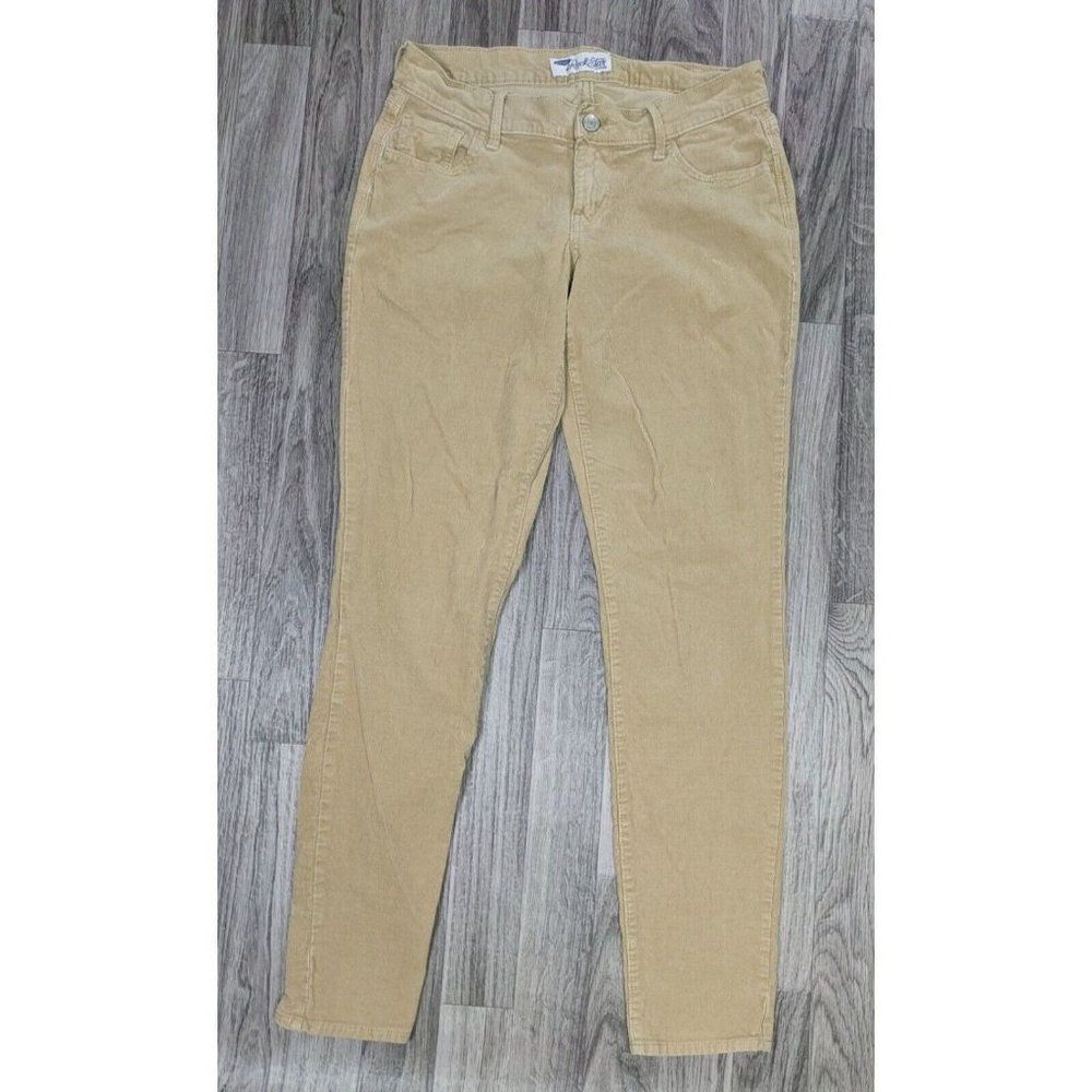 (3/$35) Old Navy Womens Size 4 Regular Rockstar Skinny Khaki Tan Corduroy Pants